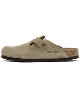 Birkenstock Women's Boston Soft Footbed Suede Leather Clogs from Finish Line