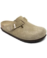 Birkenstock Women's Boston Soft Footbed Suede Leather Clogs from Finish Line