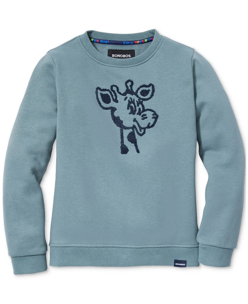 Bonobos Kids Geoffrey Long Sleeve Crewneck Graphic Sweatshirt