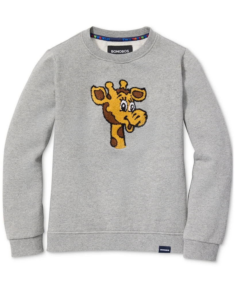 Bonobos Kids Geoffrey Long Sleeve Crewneck Graphic Sweatshirt