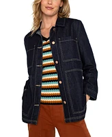 Liverpool Los Angeles Women's Chore Front Button Coat