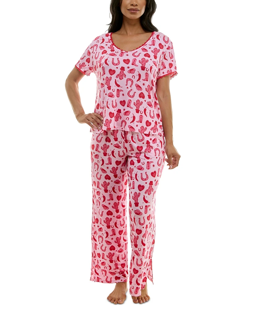 Roudelain Women's Valentine's Fairytale Pajama Set