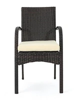 Streamdale Furniture Cordoba Kd Pe Wicker Dining Chair