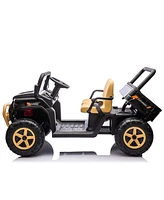 Simplie Fun 24V Xxxl Kids Ride On Utv W/Parents Remote Control