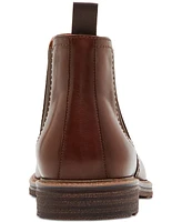 Steve Madden Men's Argyle Leather Chelsea Boot