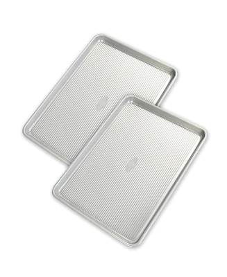 Usa Pan Non-Stick Aluminum Set of 2 Half Sheet Pan