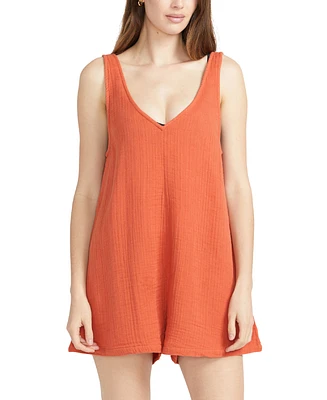 Volcom Juniors' Hang Loose Romper Swim Cover-Up