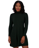 Jessica Howard Petite Ribbed Turtleneck Sweater Dress