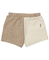BinkyBro Baby Boys Bodee Solid Navy Shorts Polyester/Viscose