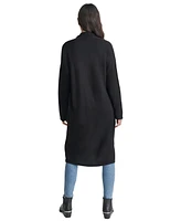 Dkny Jeans Women's Shawl-Collar Open-Front Long Cardigan