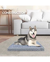 Paw & Decor Paws and Decor Orthopedic Dog Bed, Pet Bed to Support Dogs Joint Health, Paws and Dots Pattern