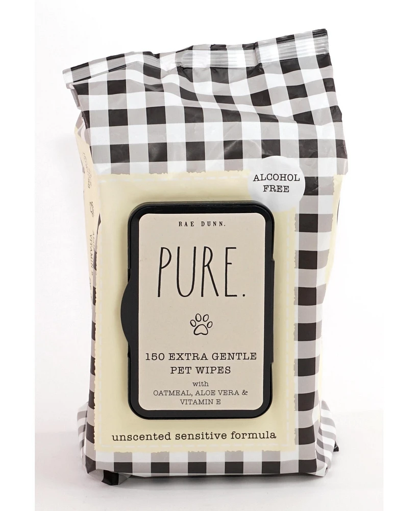 Rae Dunn "Pure." Unscented Pet Wipes