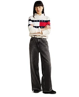 Tommy Jeans Women's Crewneck Flag Logo Sweater