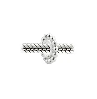 Bling Jewelry Caviar Cable Very Thin Beaded Spacer Charm Bead .925Sterling Silver