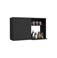 Depot E-shop Salento 2 Stackable Wall-Mounted Storage Cabinet with Side Shelf