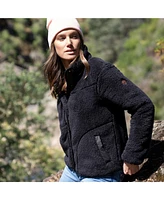 Free Country Women's Sherpa Butter Pile Button Front Jacket