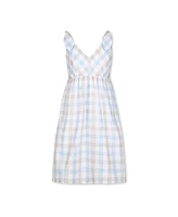 Hope & Henry Women's Sleeveless Bow Shoulder Dress