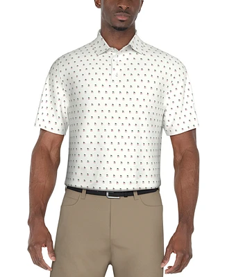 Pga Tour Men's Tree Graphic Polo Shirt