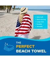 Ben Kaufman Printed Beach Towel Set - Oversized for Kids Quick-Dry & Soft Cotton with Design Luxury Swimming