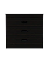 Depot E-Shop Zurich Dresser 29"H, Three Drawers, Metal Hardware, Superior Top