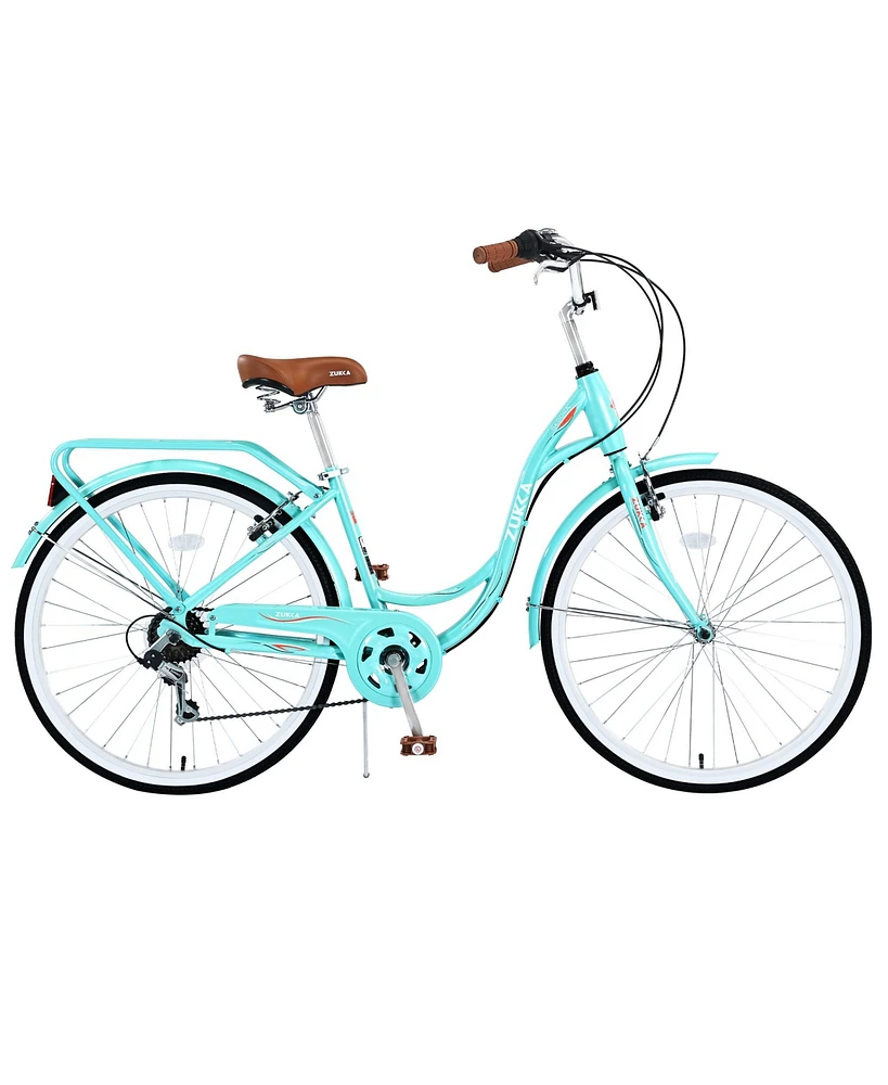 Streamdale Furniture 7 Speed, Steel Frame, Multiple Colors 26 Inch Ladies Bicycle