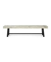 Streamdale Furniture Carlisle Acacia Wood Outdoor Dining Bench: Durable And Stylish For Summer Gatherings