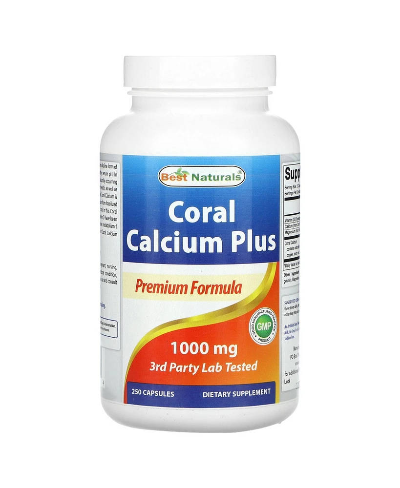 Best Naturals Coral Calcium Plus 1 000 mg