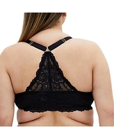 City Chic Plus Adore Luxe Racerback Push Up Bra