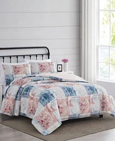 Cannon Textured Lotte Patchwork Comforter Sets