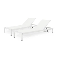 Cape Coral Kd Chaise Lounge Gry(Mp2)(Set Of 2)