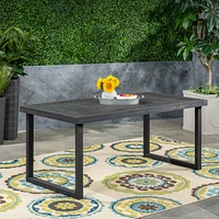 Streamdale Furniture Outdoor 69" Acacia Wood Dining Table