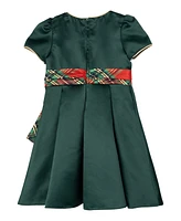 Rare Editions Toddler & Little Girls Satin Plaid Social Dress