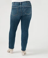 Silver Jeans Co. Plus Most Wanted Mid Rise Straight Leg