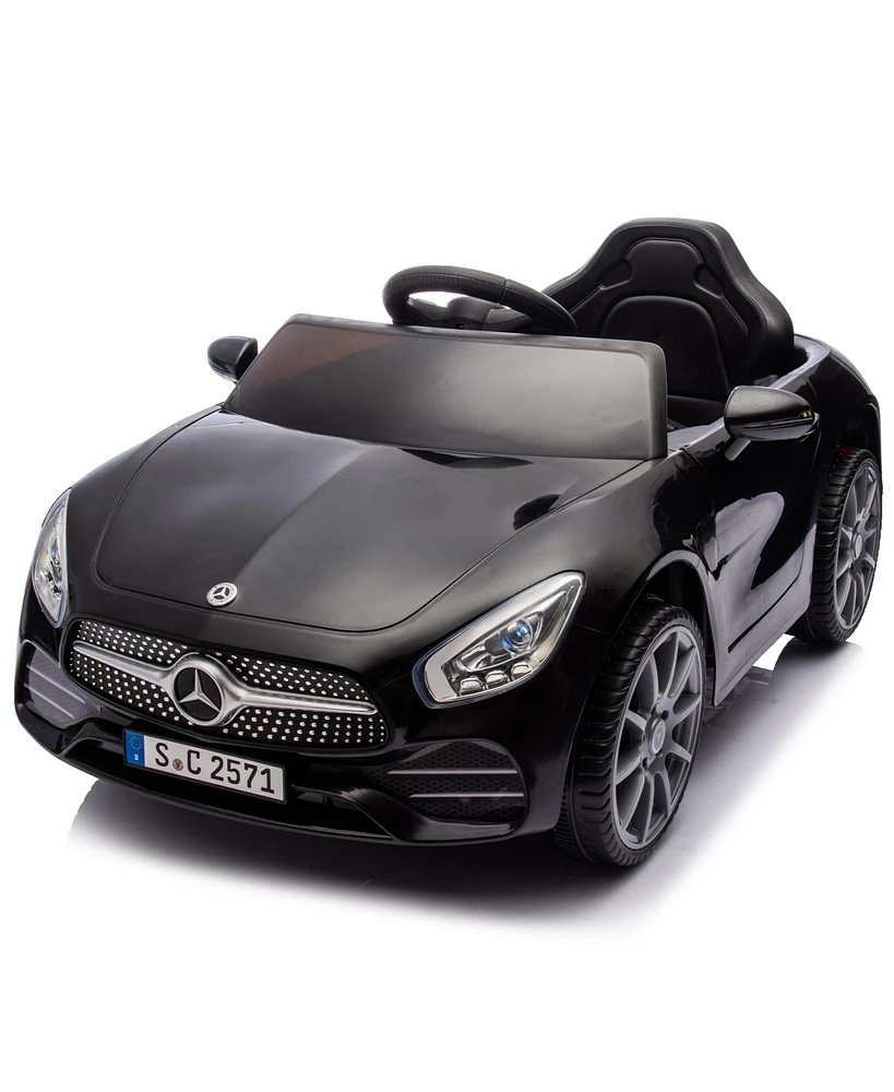 Simplie Fun Licensed Mercedes-Benz Cls 350,12V Kids Ride On Toy Car w/Parents Control,2wd