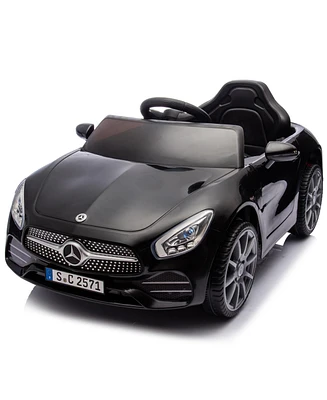 Simplie Fun Licensed Mercedes-Benz Cls 350,12V Kids Ride On Toy Car w/Parents Control,2wd