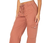 Celebrity Pink Juniors' Bungee-Hem Cargo Pants