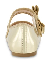 Jessica Simpson Little and Big Girls Amy Crystal Bow Ballet Flat
