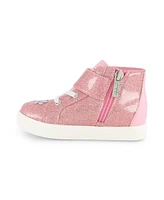 Jessica Simpson Toddler Girls Gretchen Flower High Top Sneaker