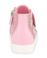 Jessica Simpson Toddler Girls Gretchen Flower High Top Sneaker