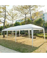 Simplie Fun 10x30' Outdoor Garden Gazebo Wedding Party Tent Canopy Marquee with 5 Removable Sidewalls