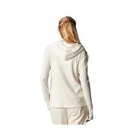 G Lifestyle Clothing Women's Rib Zip Up Hoodie