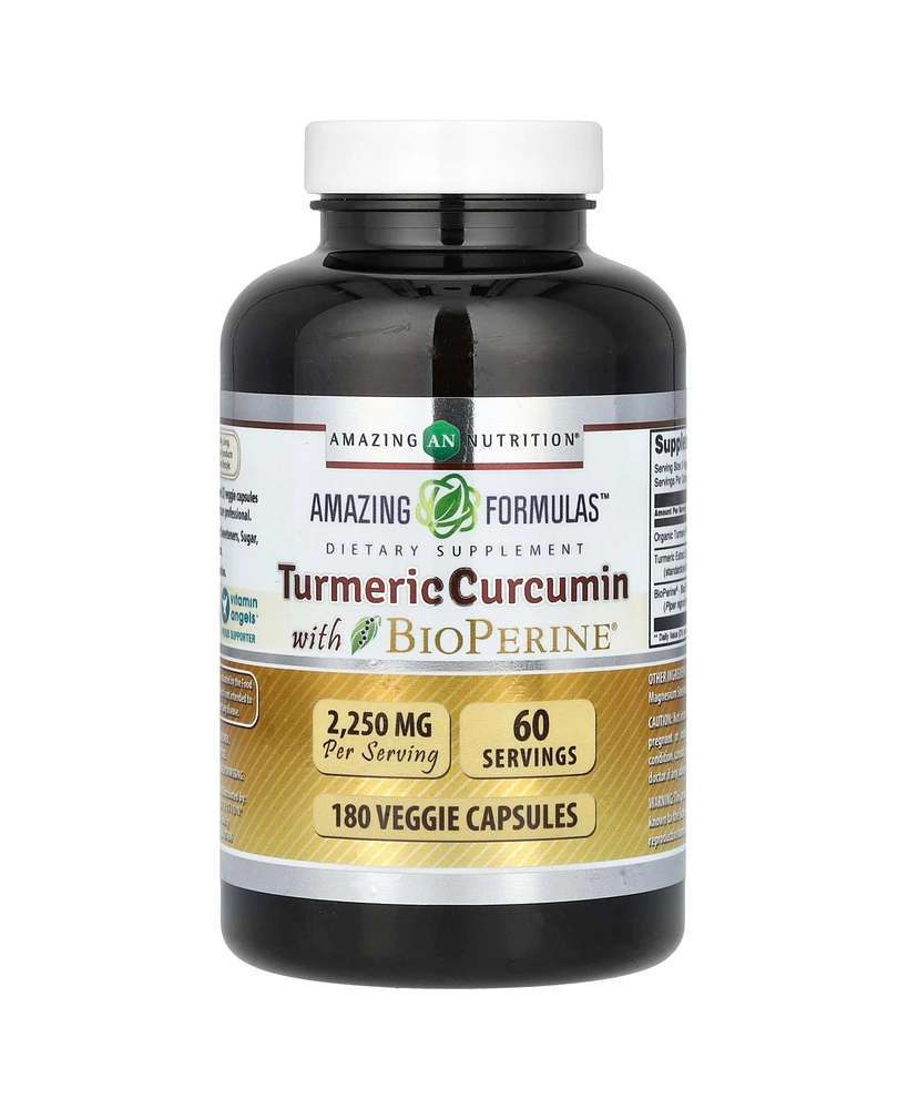 Amazing Nutrition Turmeric Curcumin with BioPerine 2 250 mg