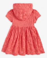 First Impressions Baby Girls Short-Sleeve Sculpted Flower Terry Cloth Cover Up, Exclusively at Macy's