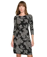 Tommy Hilfiger Women's Floral-Print Shift Dress