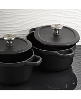 BergHOFF Leo Graphite 4pc Cast Iron Stockpot Set