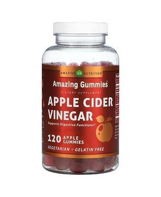 Amazing Nutrition Amazing Formulas Apple Cider Vinegar (Apple Flavor) Gummies Supplement - 120 Count