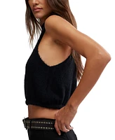 Free People Women's Warm Fluff Sleeveless Crop Top