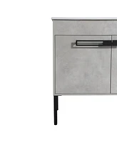 30 Inch Bathroom Vanity, Freestanding Bathroom Vanity or Floating is Optional Conversion, 3018-00330CG-1(Kd-Packing)-Excluding Sink