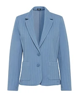 Olsen Women's Chevron Jersey Knit Blazer