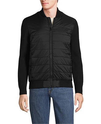 Lands' End Men's Insulated Sweater Jacket